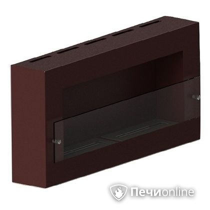 Биокамин ЭкоЛайф Window Fat II Glass black burgundy Арома в Нижневартовске